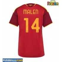 AS Roma Donyell Malen #14 Heimtrikot Frauen 2026-27 Kurzarm